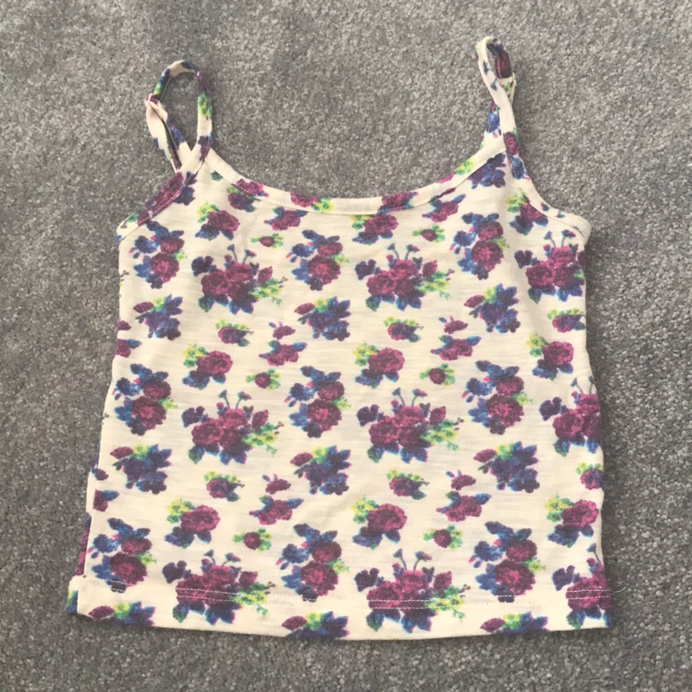 Floral crop top